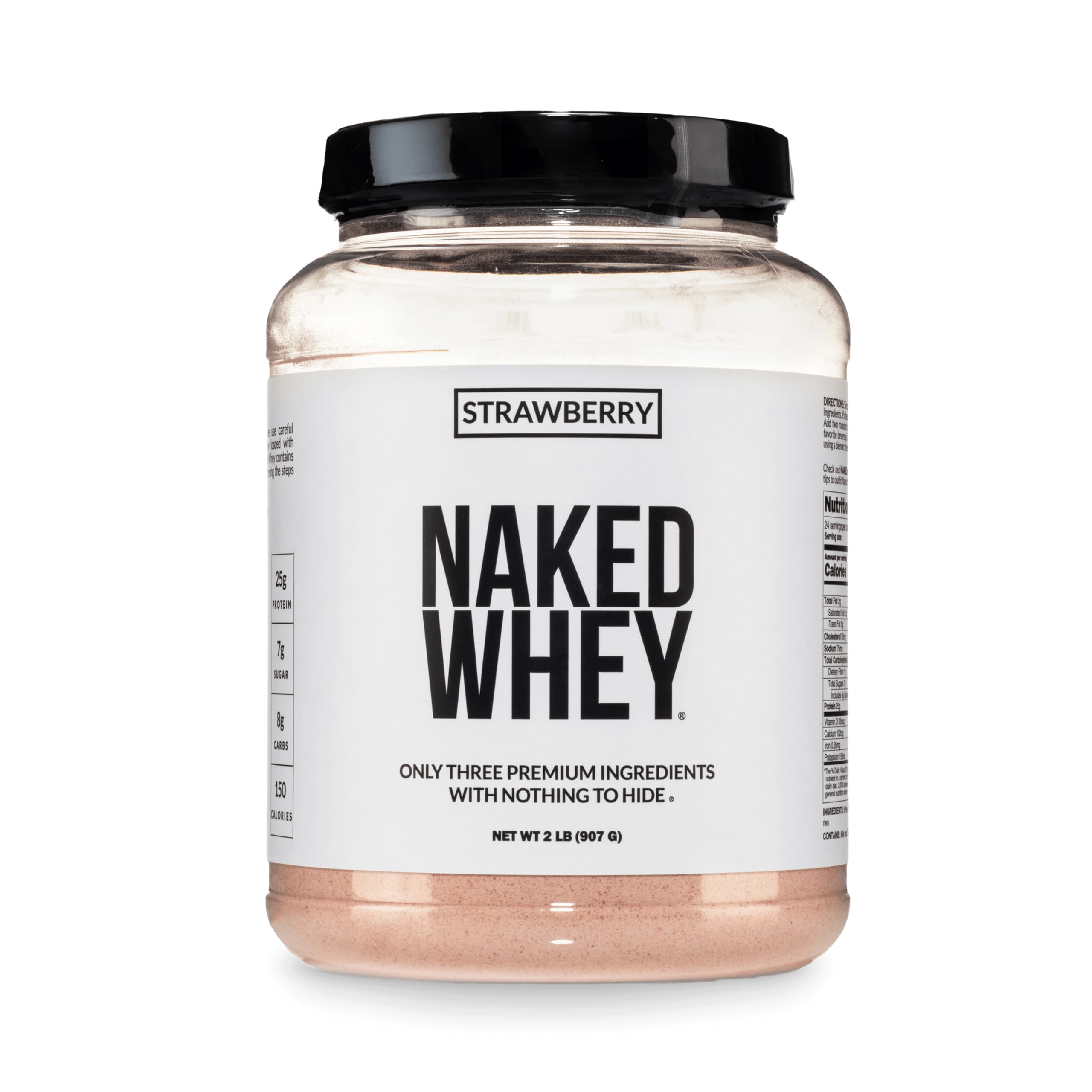 NAKED Whey Protein Powder - Grass-Fed, Non-GMO, Gluten-Free