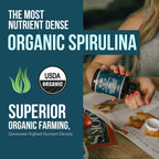 Parry Organic Spirulina Tablets - Raw Nutrient Dense

