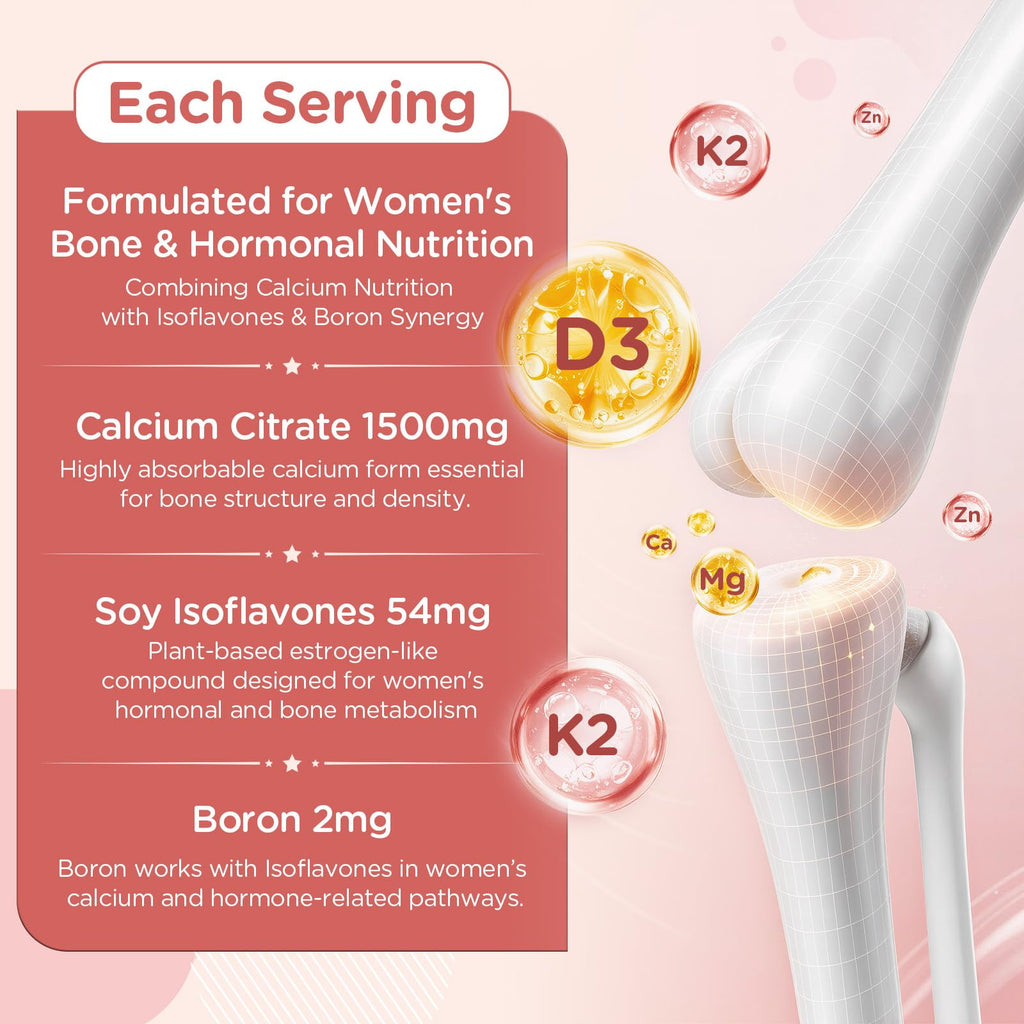 Calcium Gummies for Women – 1500mg Calcium Citrate


