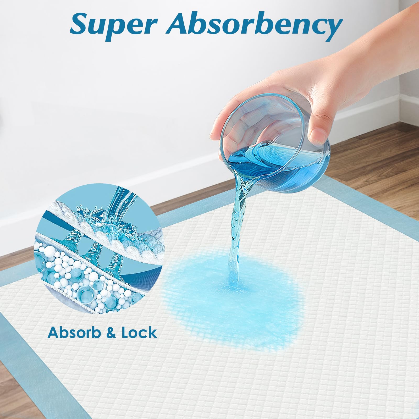 Wowflash Disposable Underpads Multi-Layer Protection

