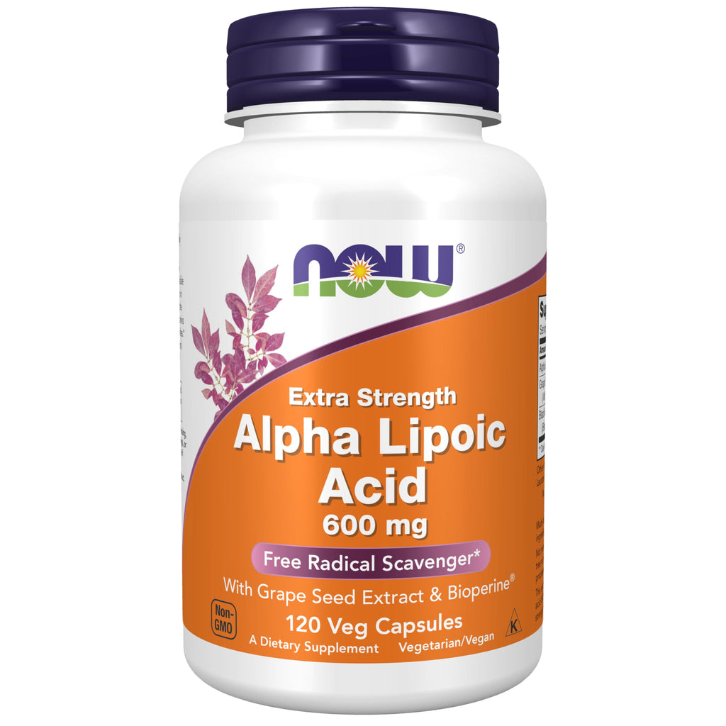 NOW Foods Alpha Lipoic Acid 600 mg Extra Strength

