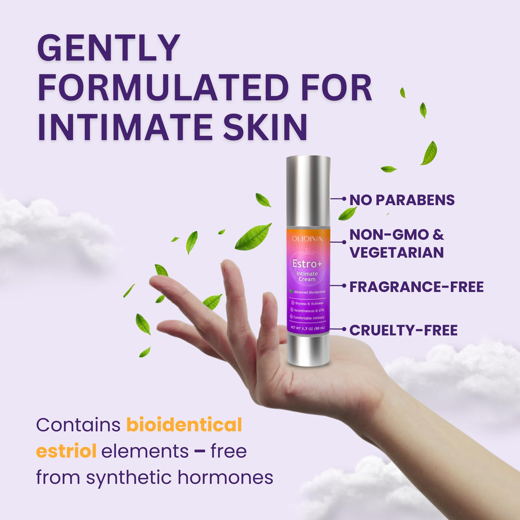 OLIDIVA Bioidentical Estriol Cream for Women | Vaginal Care

