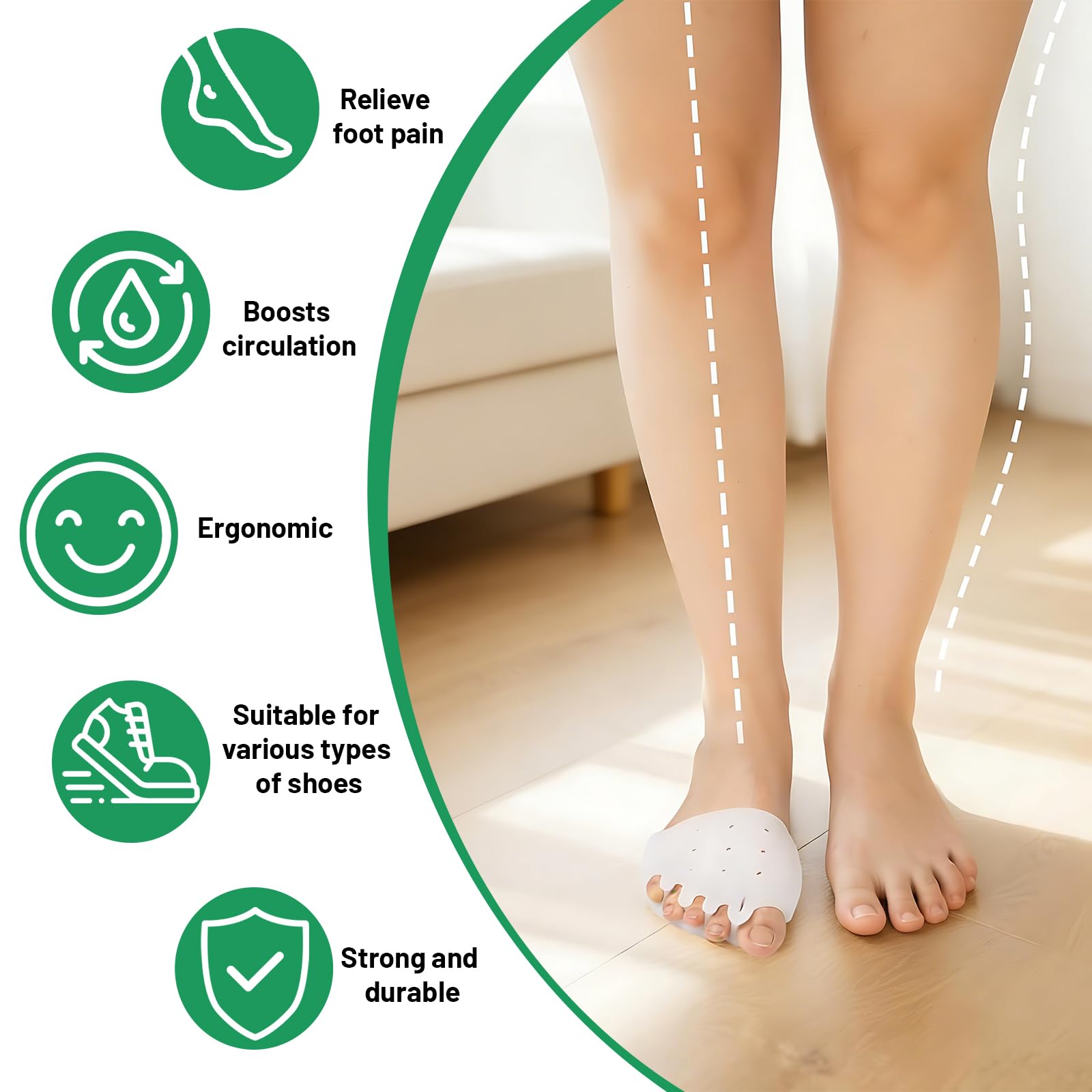 Hygear Silicone Toe Separators | Foot Comfort

