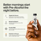 ZBiotics Probiotic Drink for Easier Mornings

