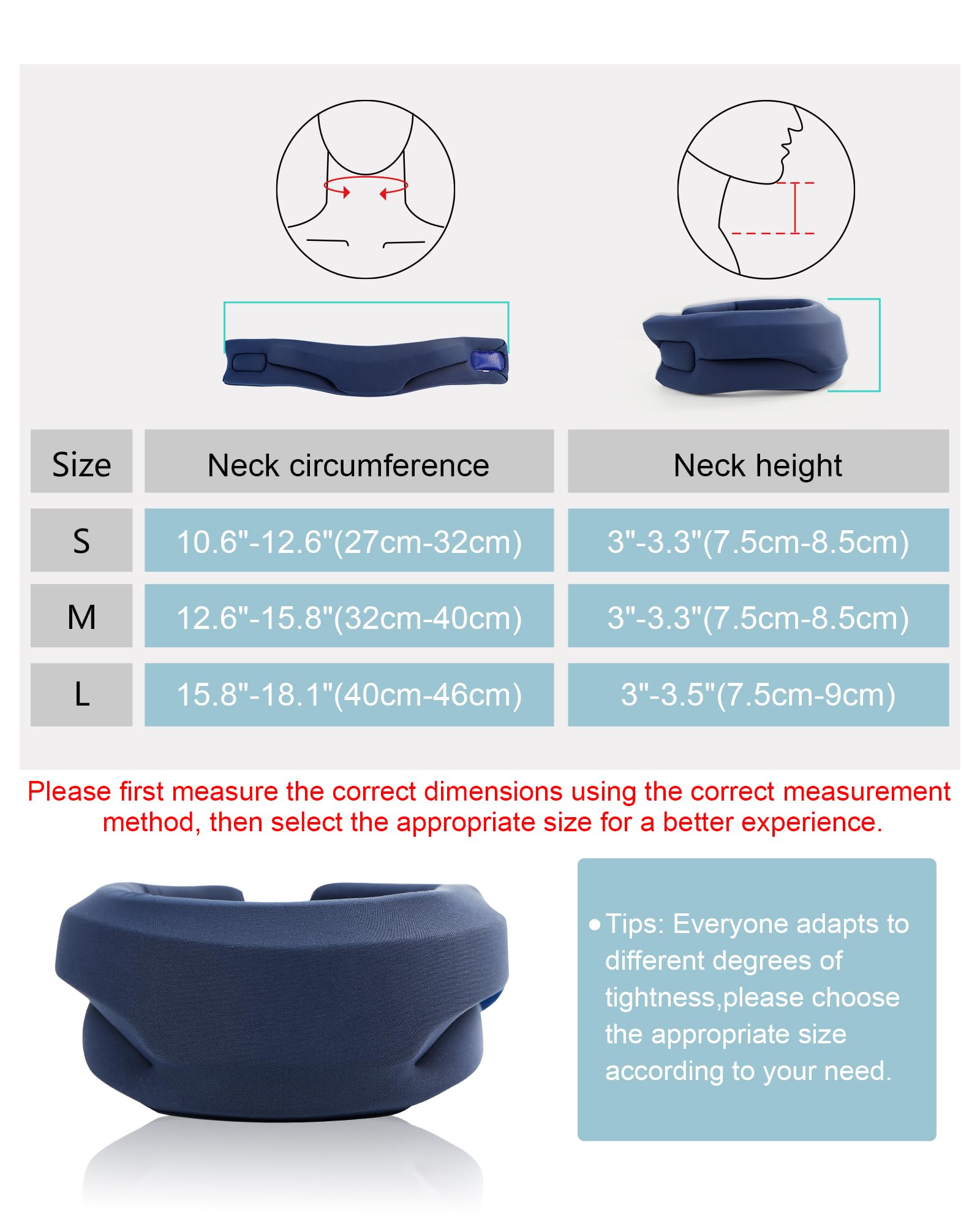 Neck Brace for Sleeping Cervical Collar Relief

