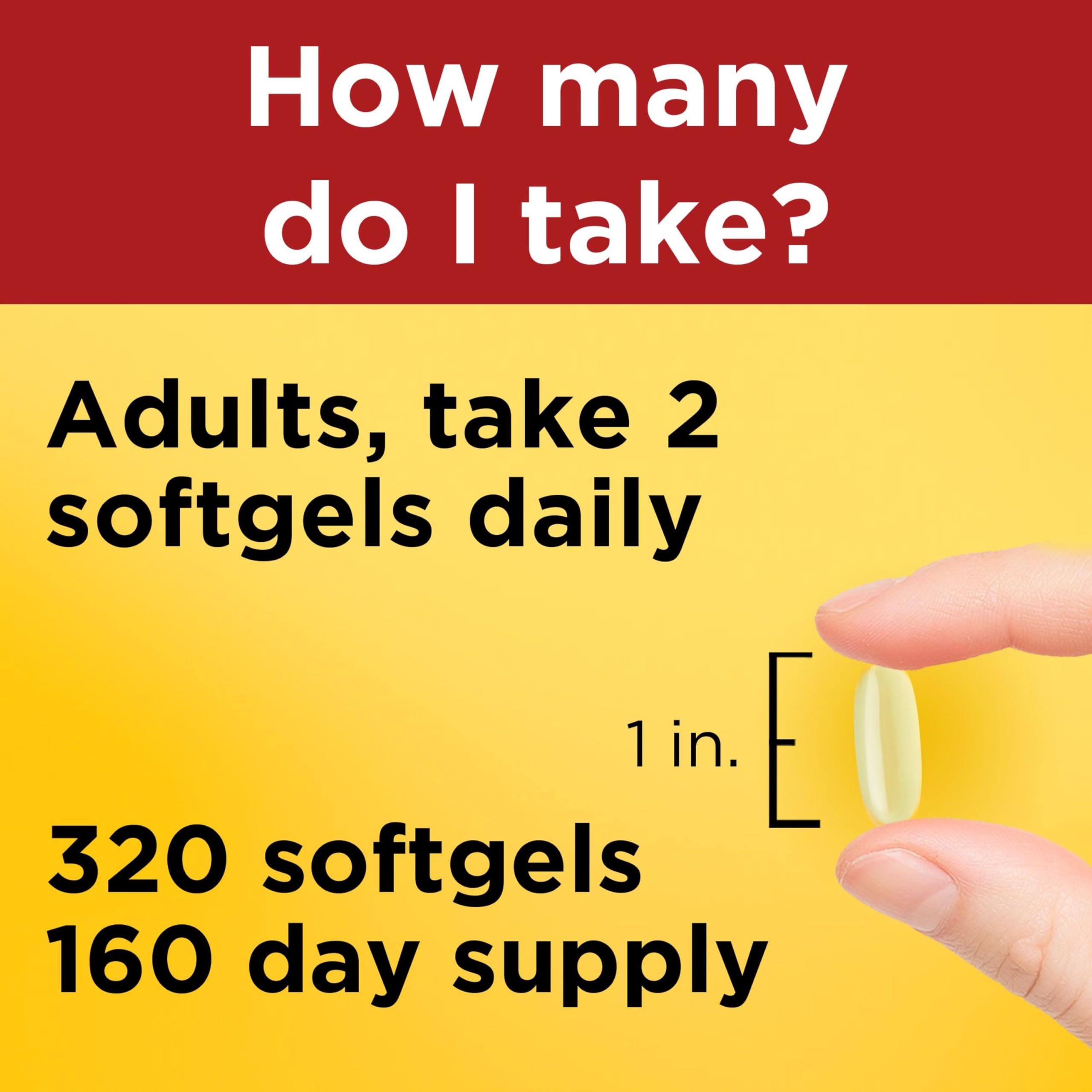Nature Made Omega-3 Fish Oil Softgels 1000 mg

