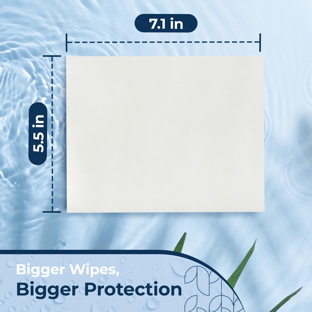 Large Unscented Alcohol Wipes 75% for Travel

