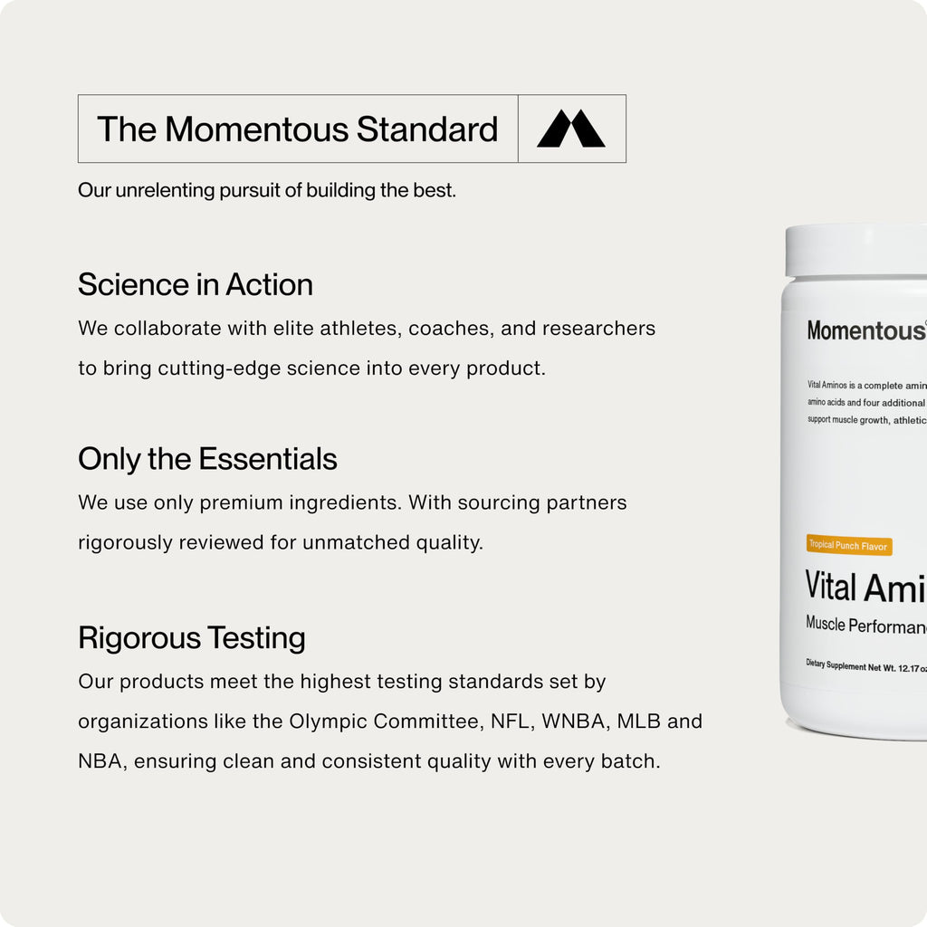 Momentous Vital Aminos Powder | BCAA & EAA


