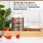 Qunol Plus Ubiquinol with Omega Fatty Acids for Heart Health

