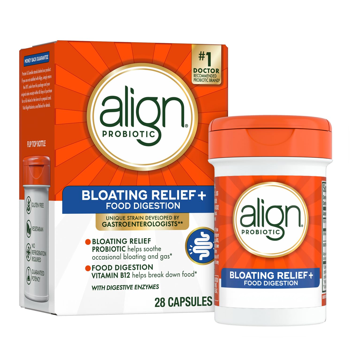 Align Probiotic Bloating Relief for Digestive Health

