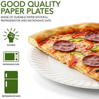 White Disposable Paper Plates | Stock Your Home

