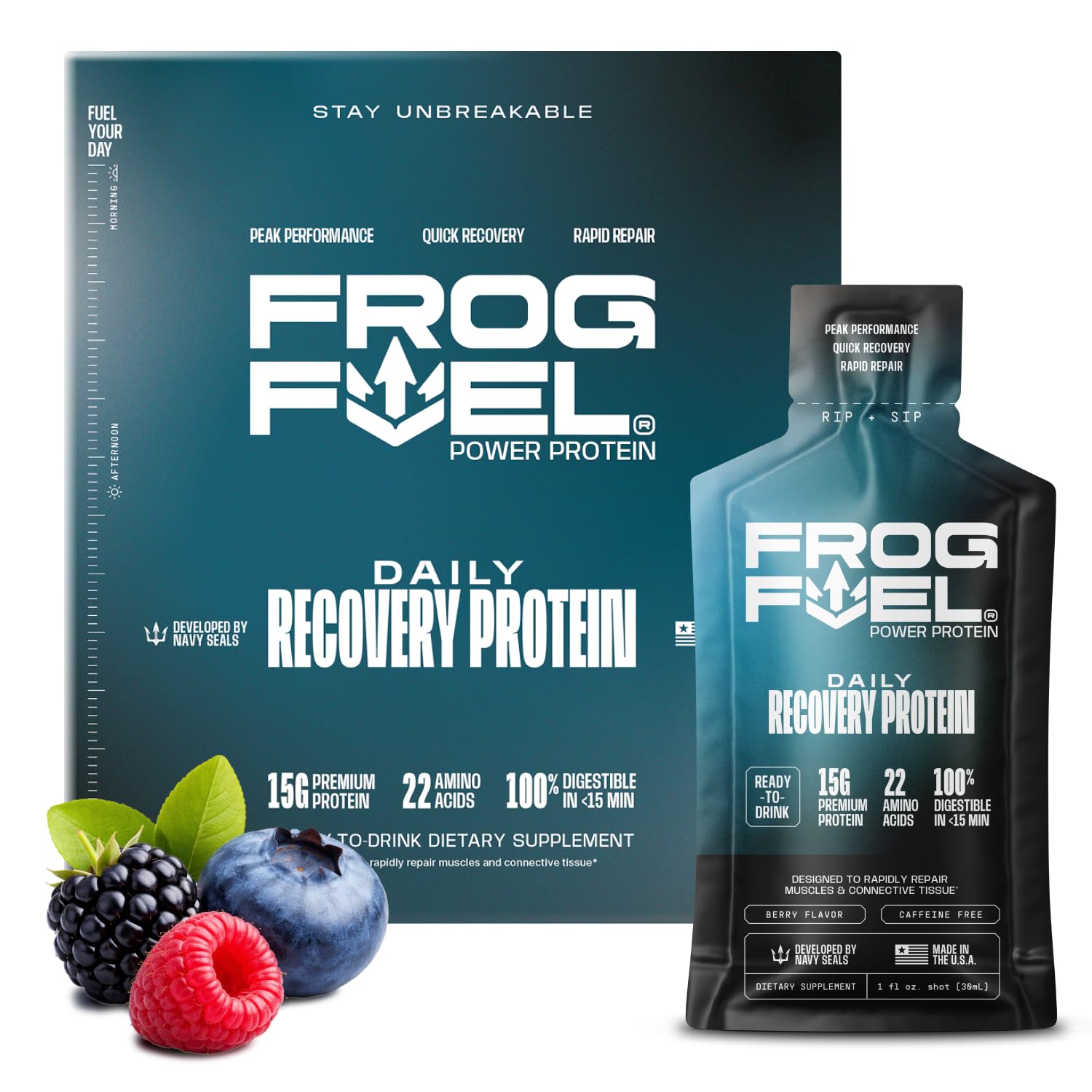 Frog Fuel Complete Protein Shot – Nano-Hydrolyzed Collagen, Grass-Fed, Gluten Free