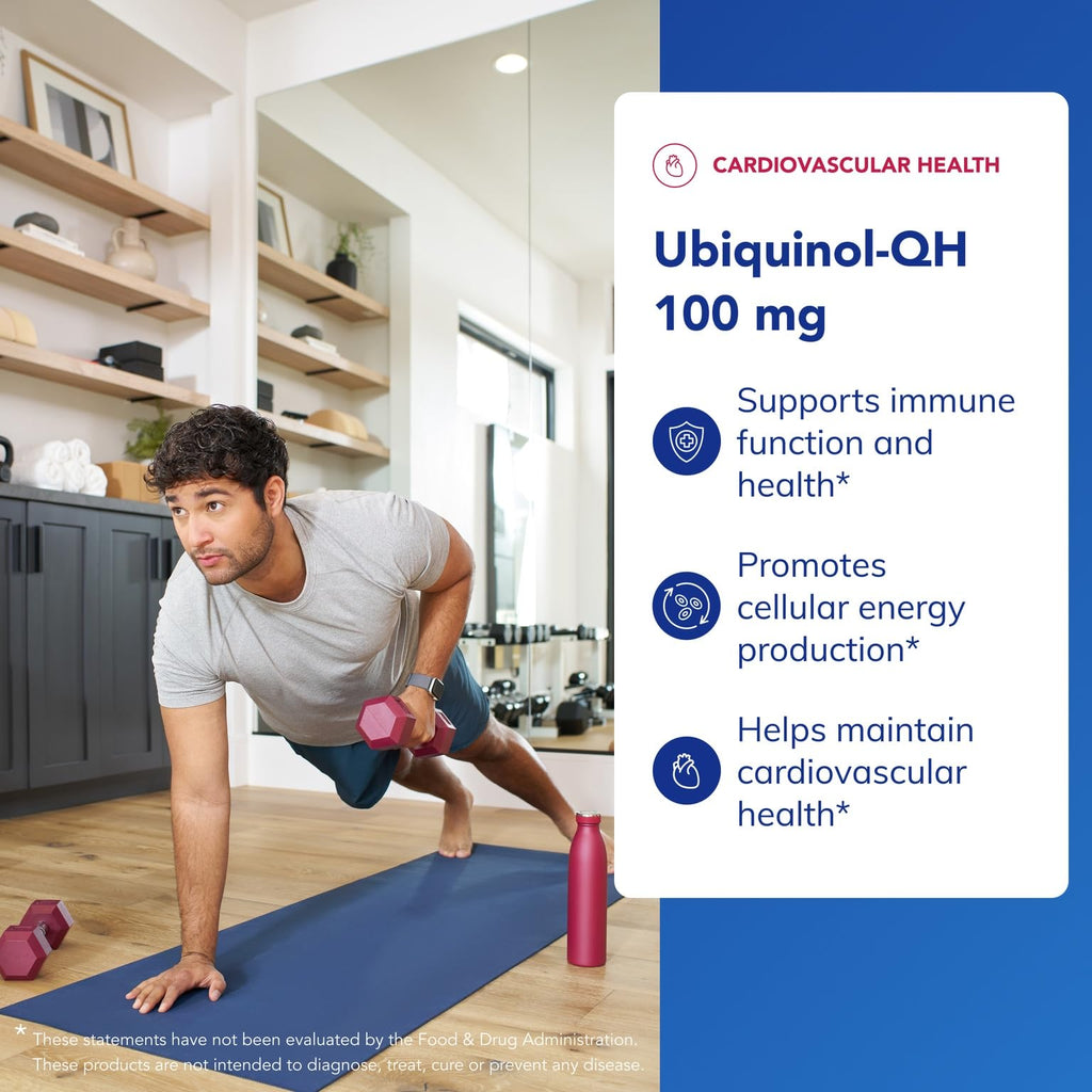 Pure Encapsulations Ubiquinol-QH CoQ10 Supplement

