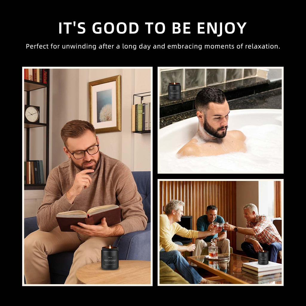 Scented Candles for Men | Masculine Home Fragrance

