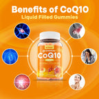 NEVISS CoQ10 Gummies with Omega-3 for Heart Health | Vegan

