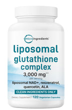 Micro Ingredients Liposomal Glutathione NAD Vitamin C

