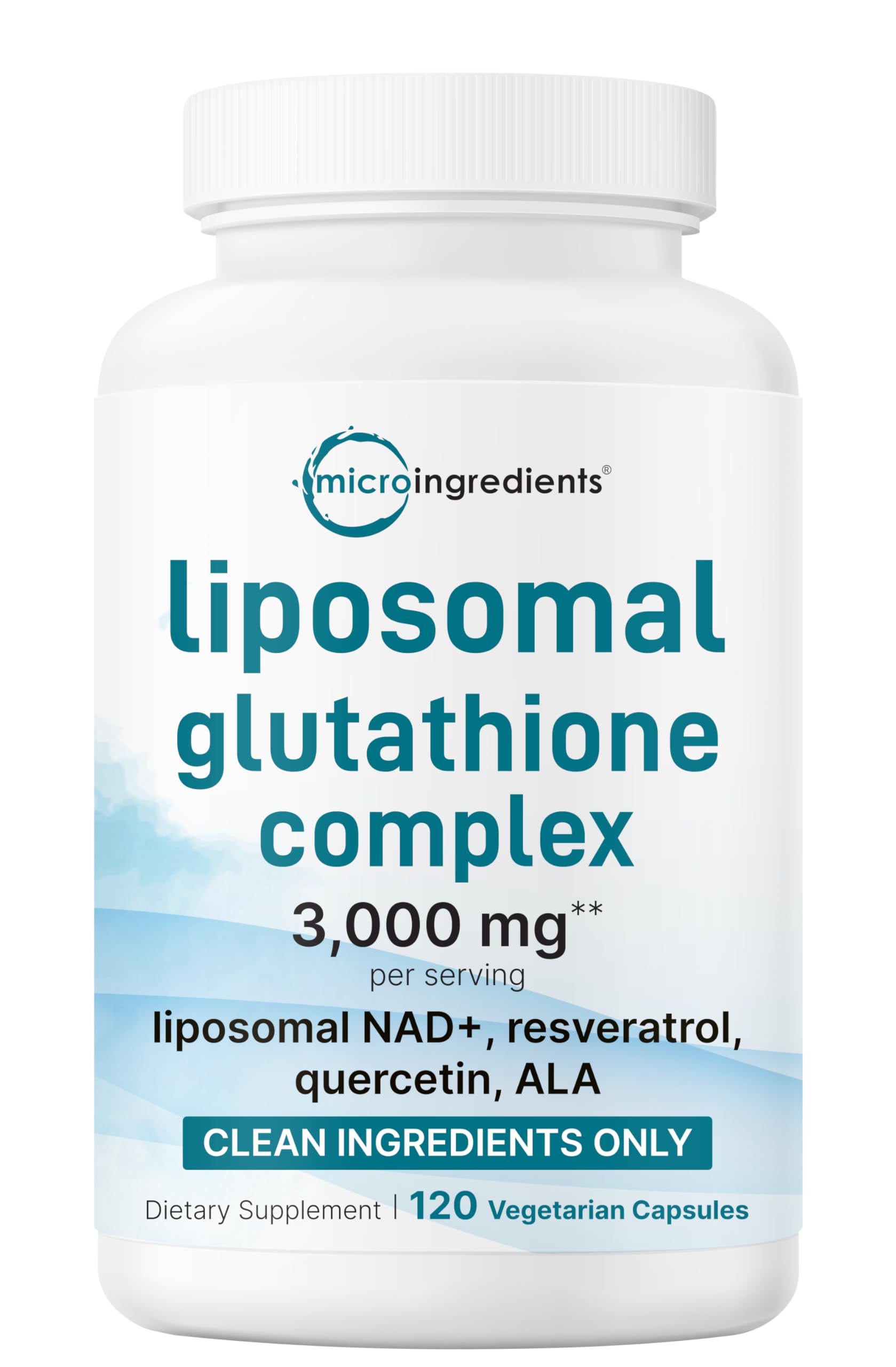 Micro Ingredients Liposomal Glutathione NAD Vitamin C

