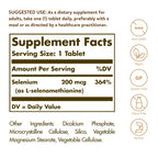 Solgar Yeast-Free Selenium Supplement | Antioxidant Support

