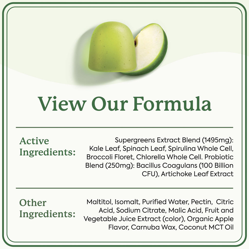 Plant People WonderGreens Veggie Gummies with Probiotics

