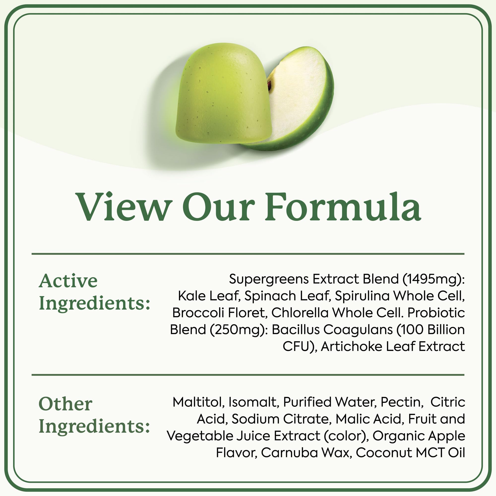 Plant People WonderGreens Veggie Gummies with Probiotics

