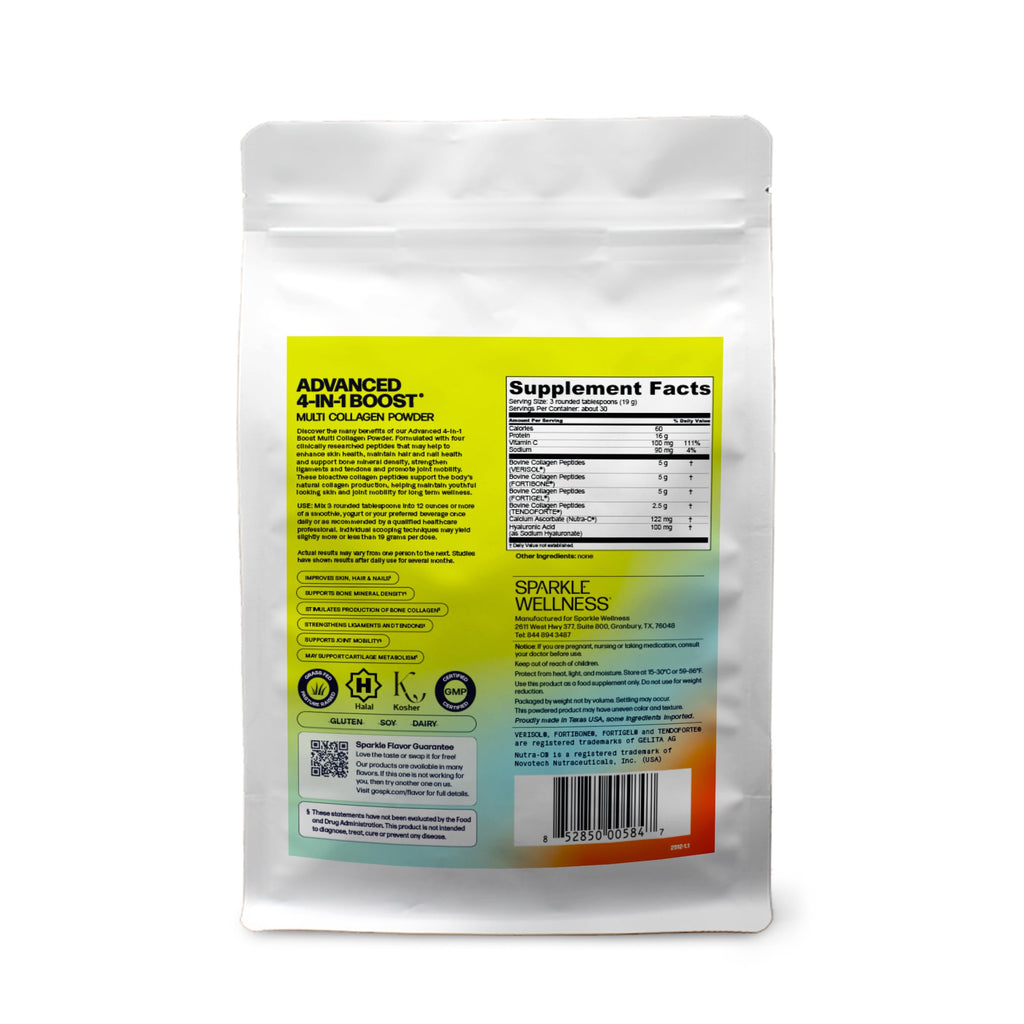 Sparkle Wellness 4-in-1 Collagen Powder | Skin & Joints

