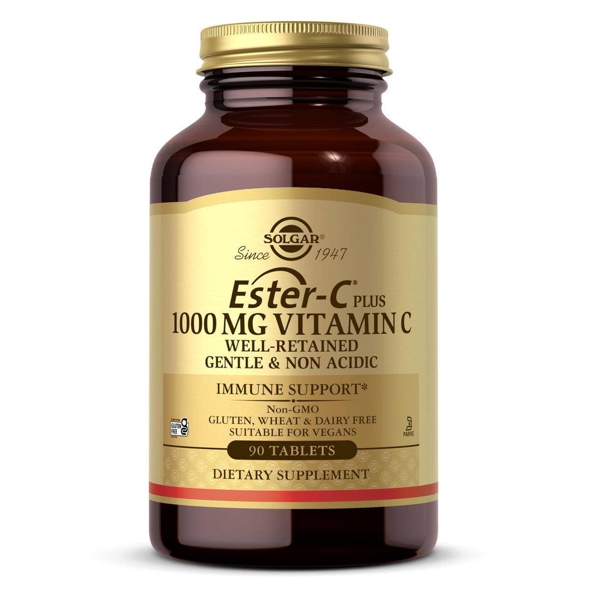 Solgar Ester-C Plus 1000 mg Vitamin C Ascorbate Complex - Gentle Immune Support