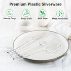 Plastic Silverware Set by Dealusy

