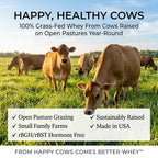 Raw Grass Fed Whey Protein Powder Unflavored 1 Ingredient

