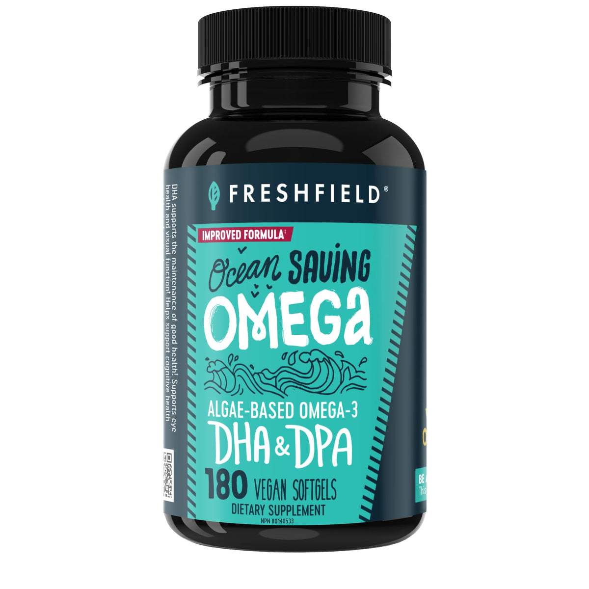 Freshfield Vegan Omega-3 DHA + DPA Algae Oil