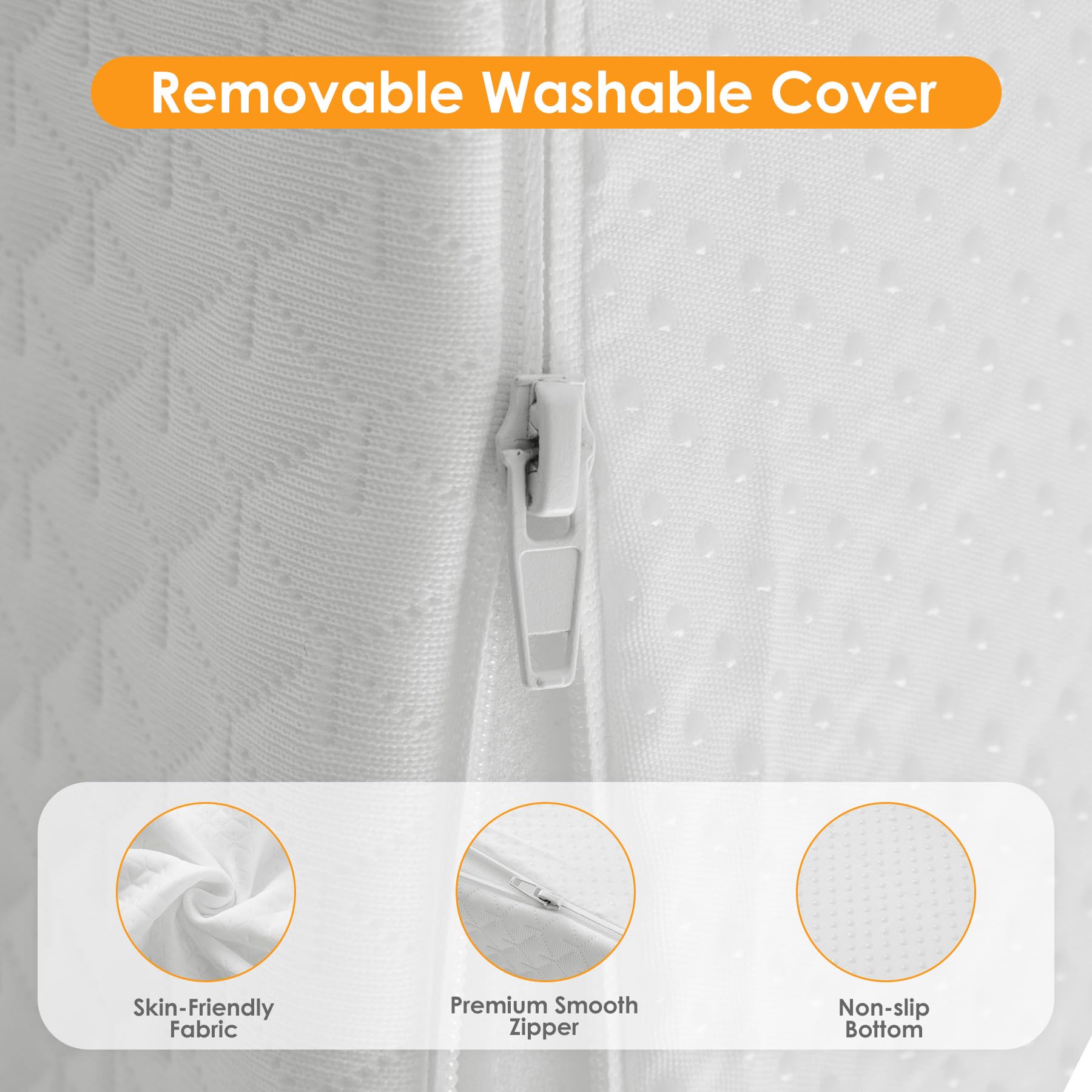 Wedge Pillow by Ruqmuis for Sleep Support | Acid Reflux

