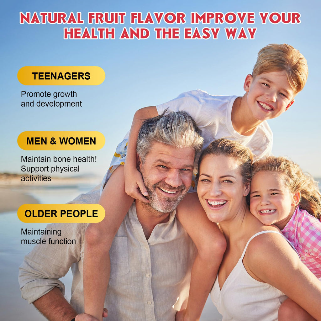 Calcium Citrate Gummies 1200 mg with D3 & K2 – Sugar Free

