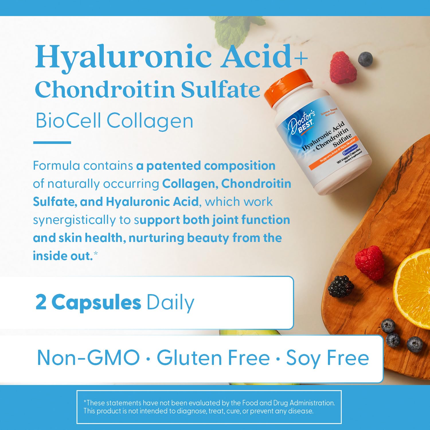 Hyaluronic Acid with Chondroitin Sulfate BioCell Collagen

