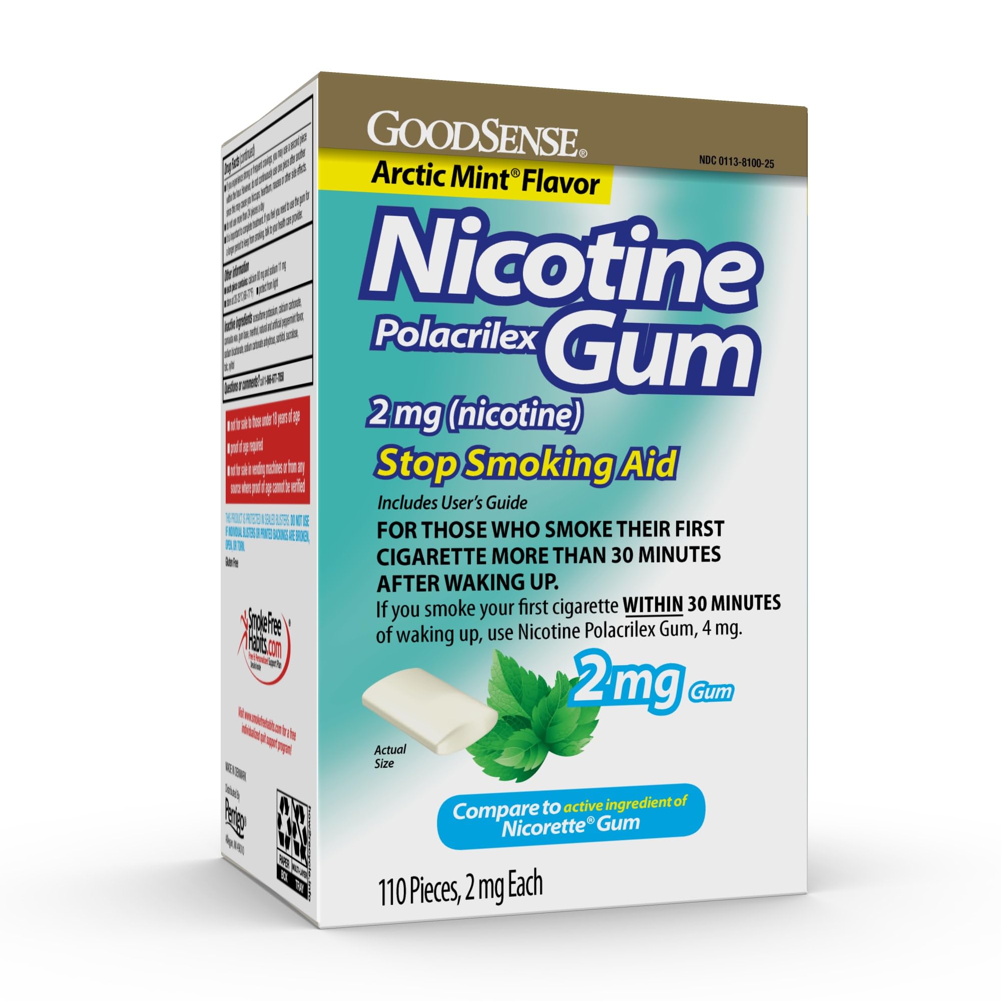 GoodSense Nicotine Polacrilex Lozenge – Stop Smoking Aid
