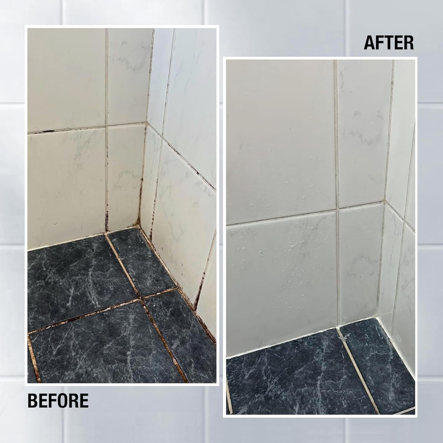 GlassGuard Miracle Mold Stain Remover Gel - Grout Cleaner

