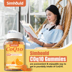 Simhould CoQ10 Gummies with Omega-3 for Heart Health


