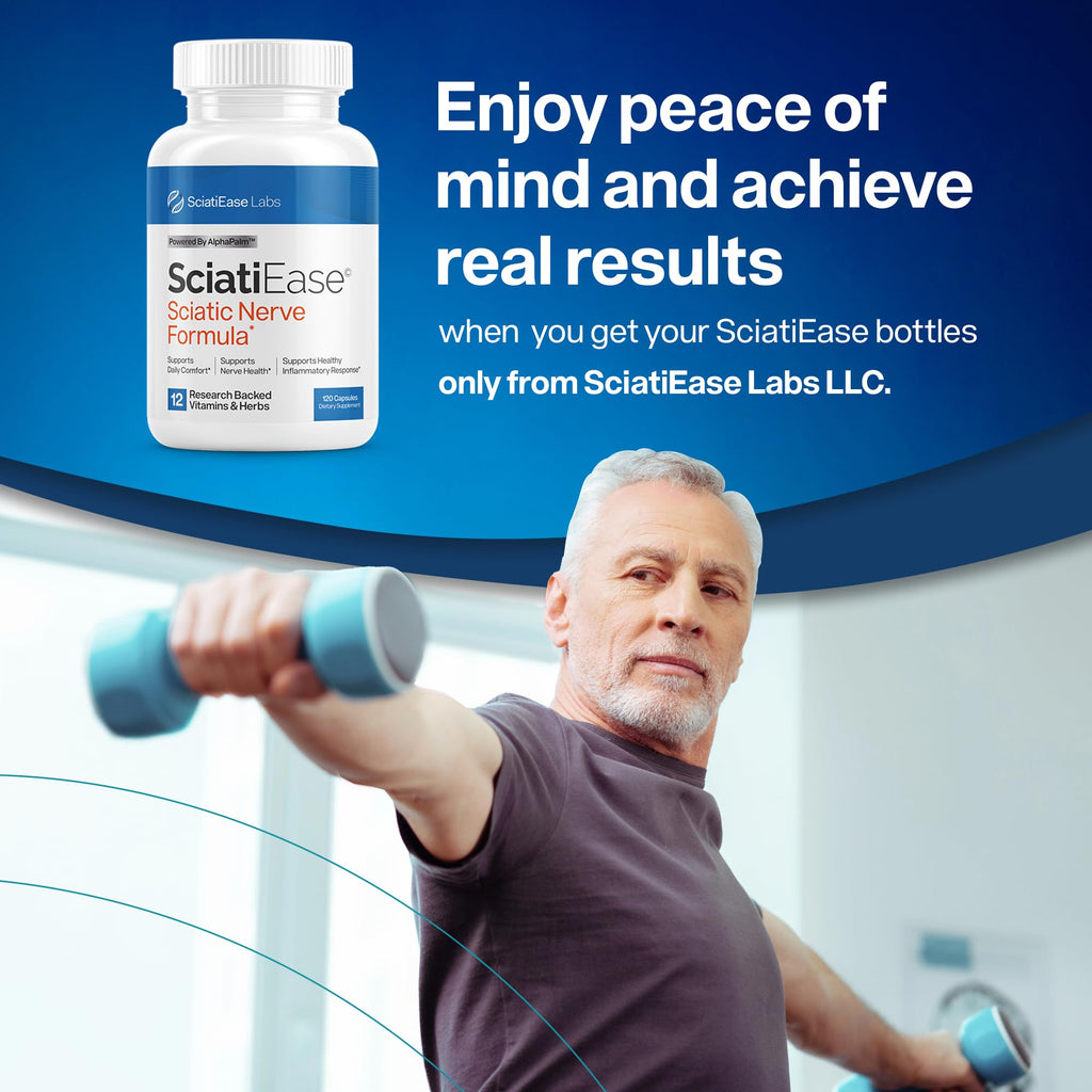 SciatiEase Sciatic Nerve Support Supplement | PEA & ALA

