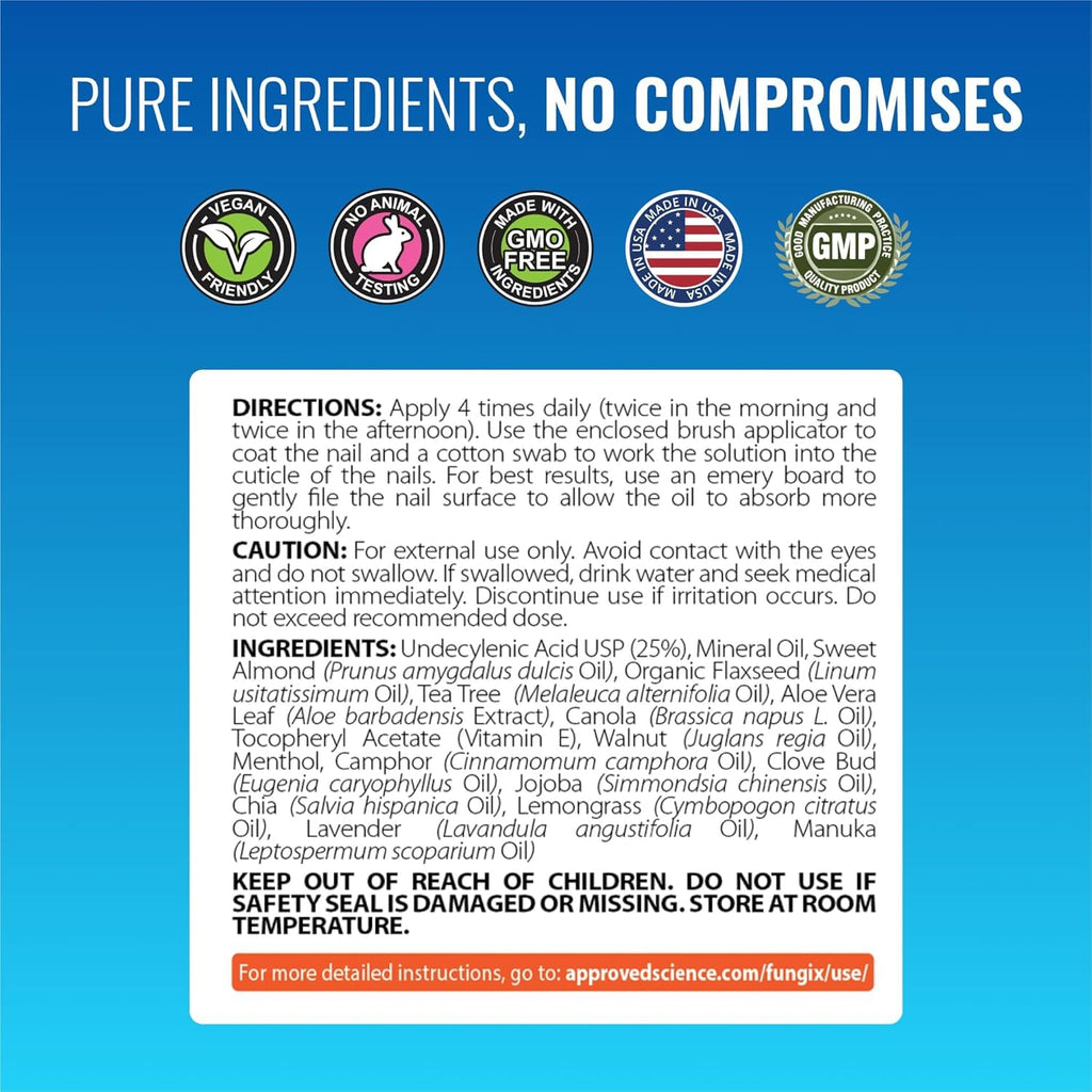 Nail Serum by Approved Science Fungix - Undecylenic Acid

