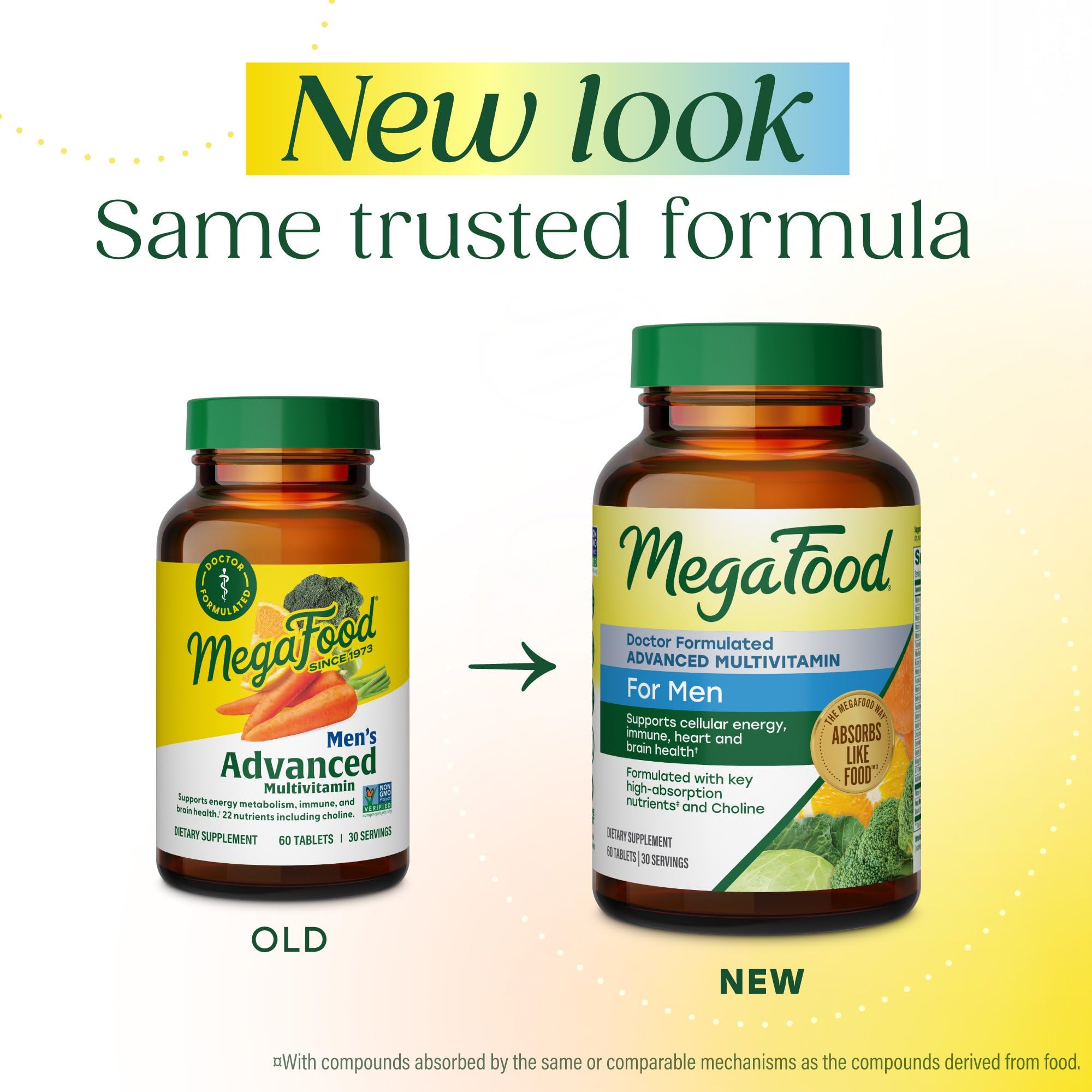 MegaFood Men's Advanced Multivitamin | Brain & Immune Support

