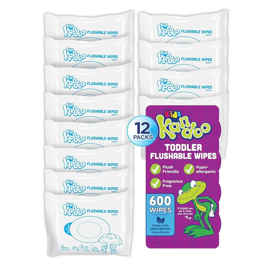 Kandoo Flushable Wipes for Kids - Potty Training

