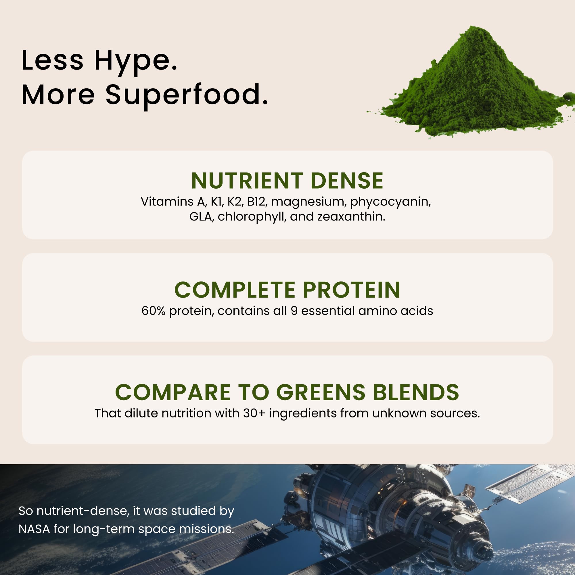 Nutrex Hawaii Pure Hawaiian Spirulina Powder - Vegan

