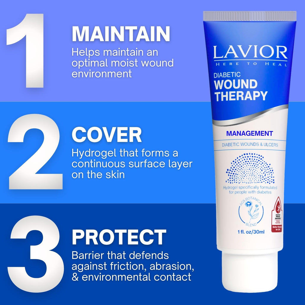 LAVIOR Diabetic Wound Therapy Hydrogel – Botanical Gel

