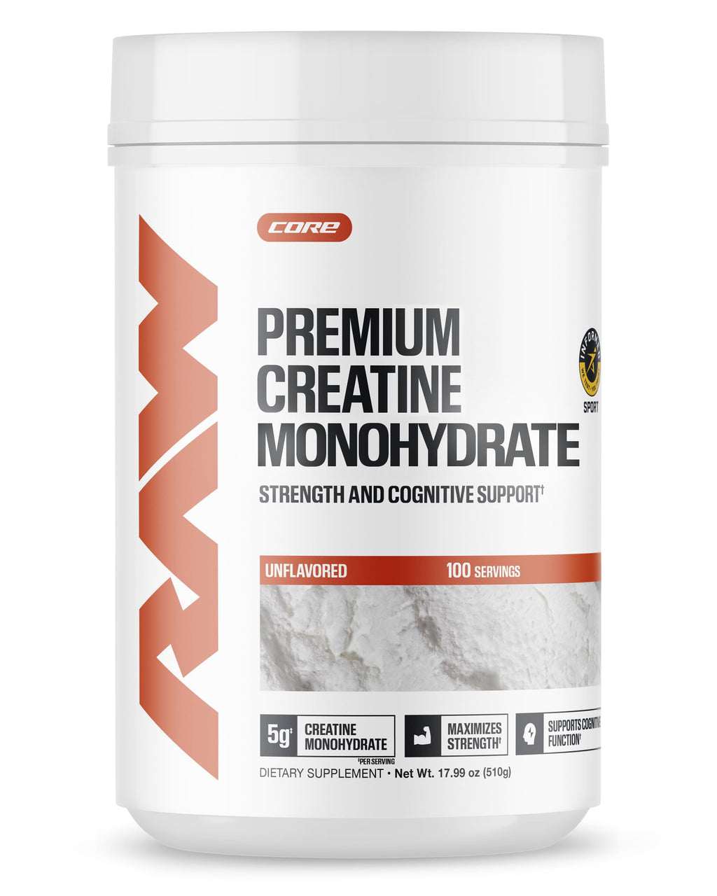 RAW Nutrition Creatine Monohydrate Powder – Micronized

