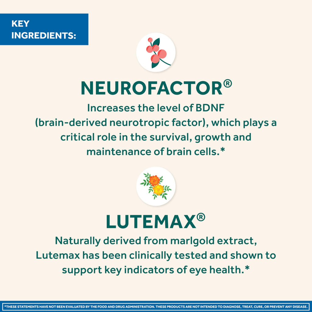 Neuriva Brain + Eye Supplements | Memory & Focus

