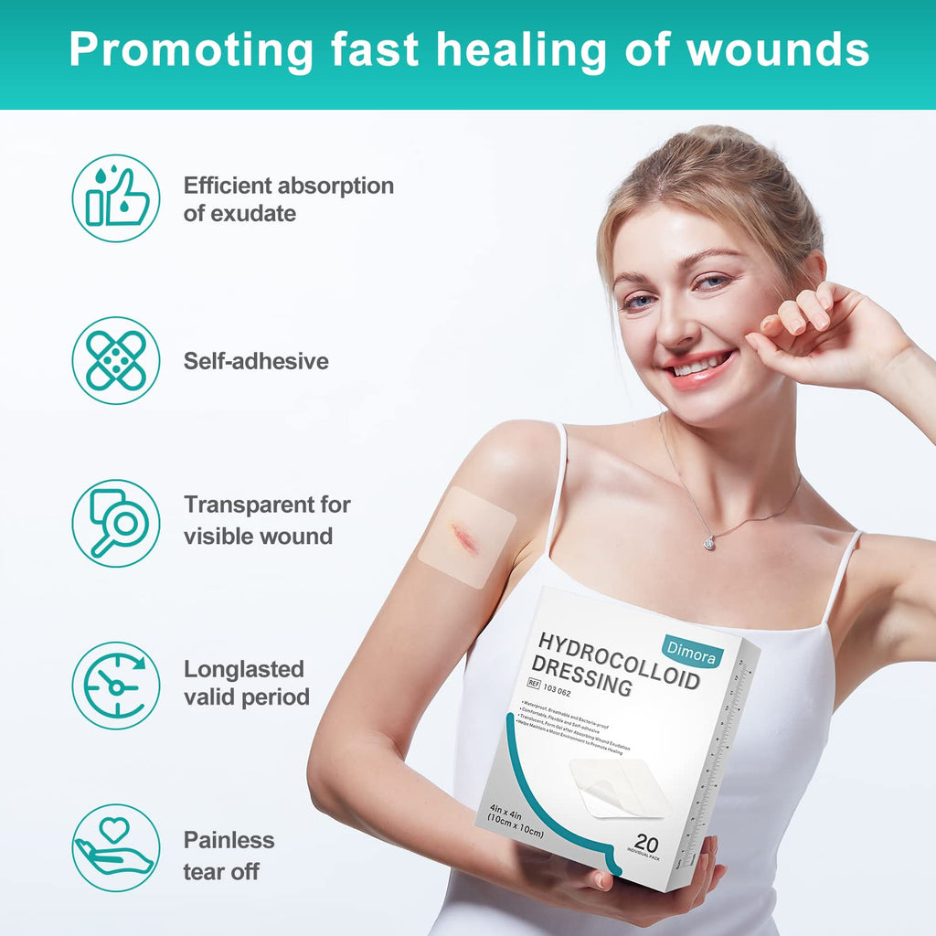 Dimora Hydrocolloid Wound Dressing - Ultra Thin Patch

