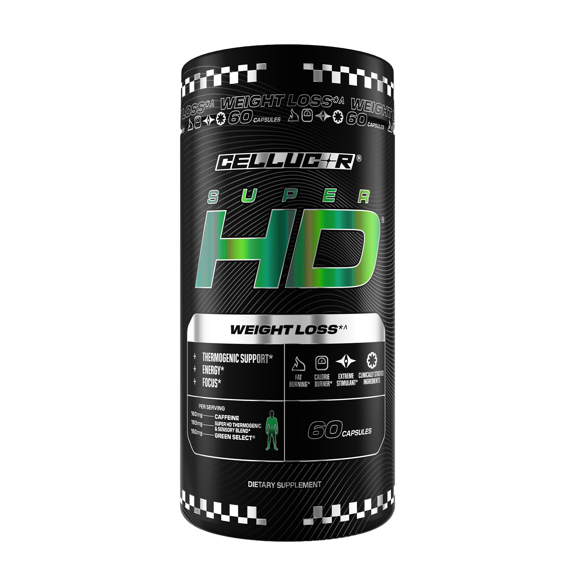 Cellucor SuperHD Thermogenic Fat Burner Capsules


