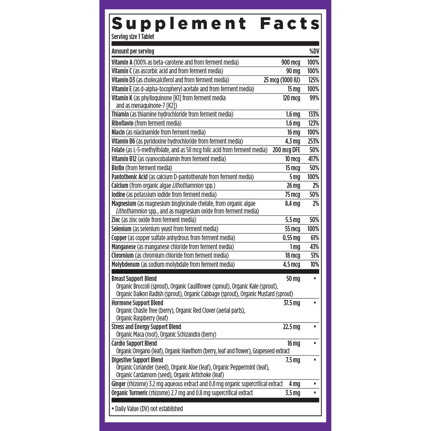 New Chapter Multivitamin Every Woman's One Daily 40+

