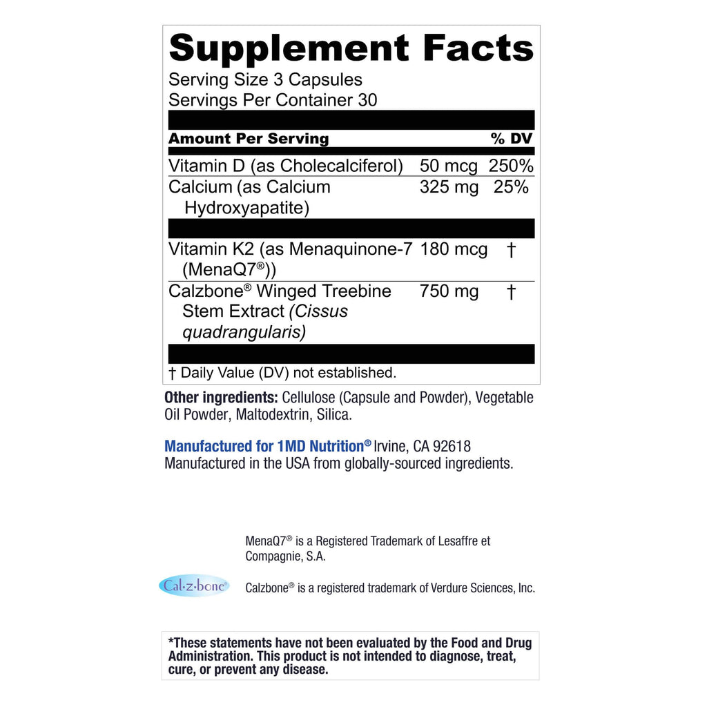 1MD OsteoMD Comprehensive Bone Support

