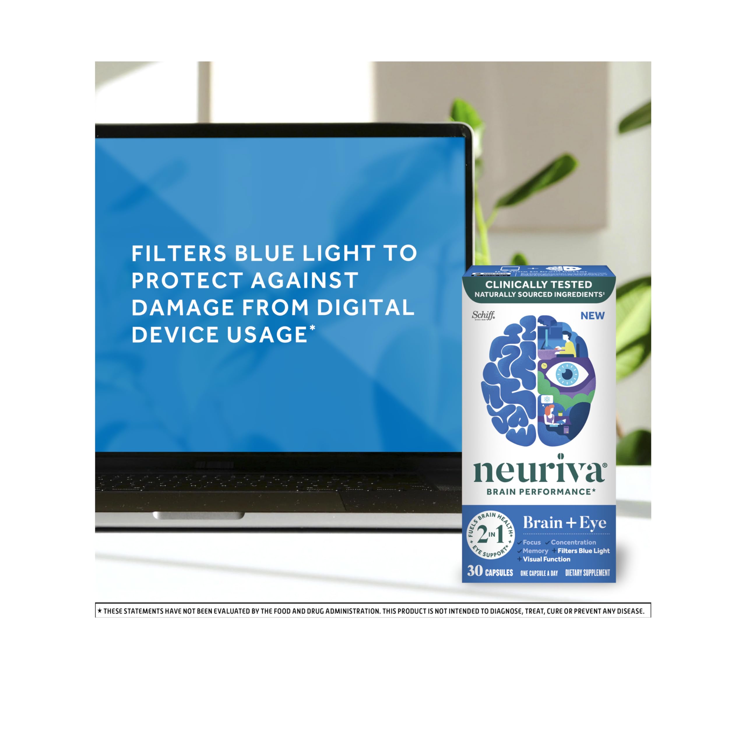 Neuriva Brain + Eye Supplements | Memory & Focus

