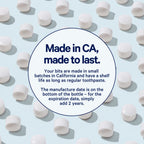Bite Whitening Toothpaste Tablets - Fluoride-Free Nano HA

