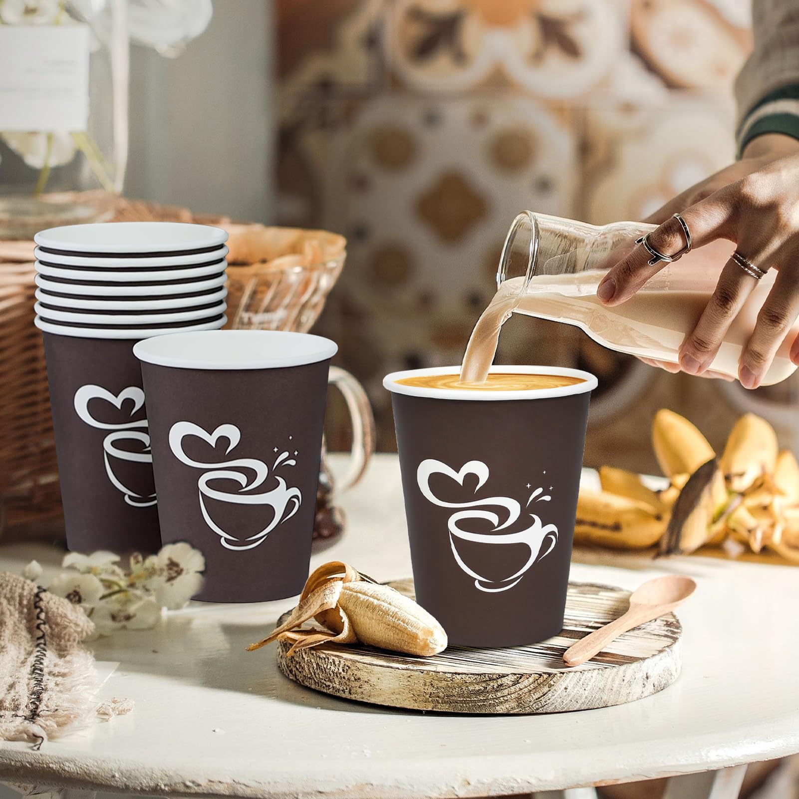 Clawsoff Paper Coffee Cups - Disposable Hot & Cold Cups


